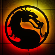 Load image into Gallery viewer, Mortal Kombat Logo LED Sign