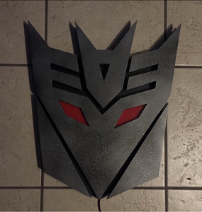 Decepticon Transformers LED Sign