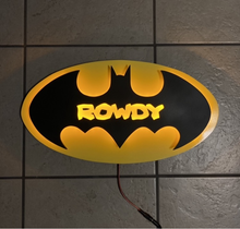 Load image into Gallery viewer, Classic Batman Logo LED Sign
