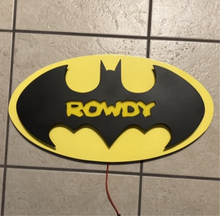 Load image into Gallery viewer, Classic Batman Logo LED Sign
