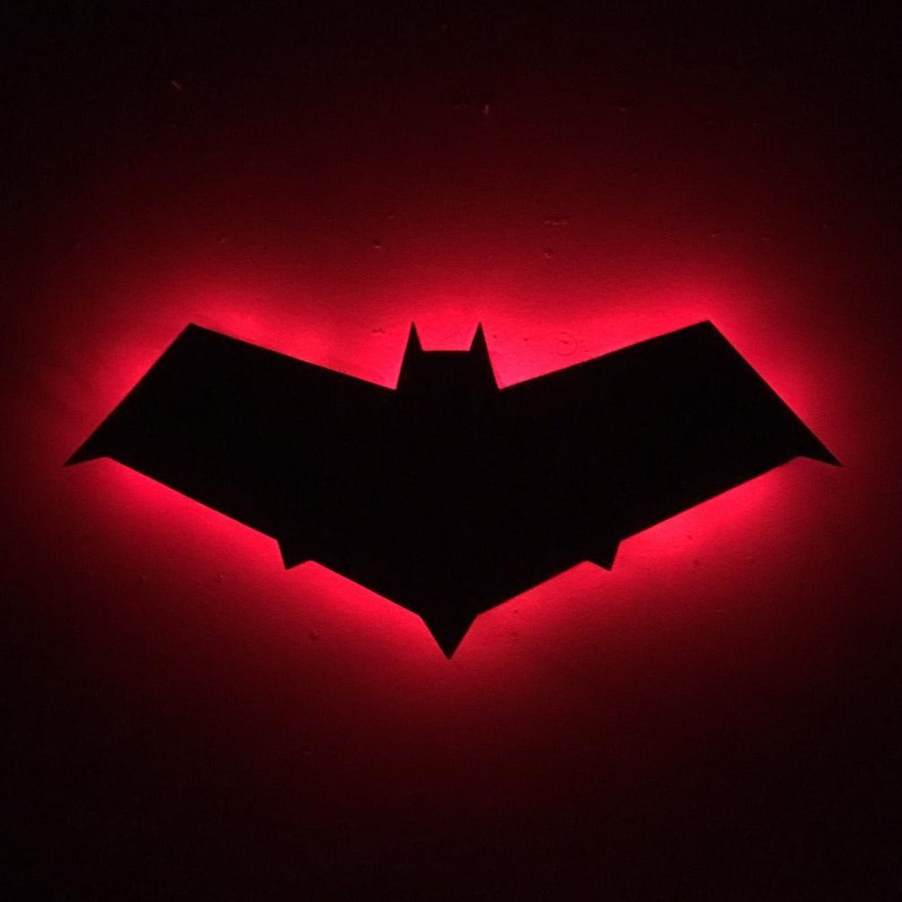 Red Hood Logo Inspired Illuminated Sign