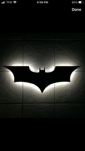 Custom 48 inch Dark Knight LED Sign