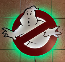 Load image into Gallery viewer, Ghostbusters Logo LED Sign
