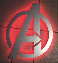 Load image into Gallery viewer, Avengers Logo LED Sign
